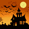 Orange Halloween Background - GIF animado grátis Gif Animado