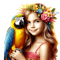 Child - Parrot - zadarmo png animovaný GIF