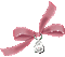 soave deco vintage animated bow jewelry pink - Free animated GIF Animated GIF