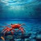 Crab in the Ocean - gratis png animerad GIF