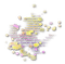 yellow purple text scrap - PNG gratuit GIF animé