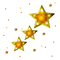 Stars Gold Yellow - Bogusia - zadarmo png animovaný GIF