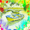 Sa / Backgrund.anim.sea.boat.yellow.idca - Bezmaksas animēts GIF animēts GIF