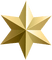 Kaz_Creations Deco  Gold Star - PNG gratuit GIF animé
