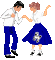 couple danseurs/ HD - Бесплатный анимированный гифка анимированный гифка