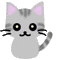 cat grey gray - Zdarma animovaný GIF animovaný GIF