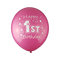 Kaz_Creations Happy 1st Birthday Balloon - png grátis Gif Animado