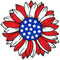 soave deco  patriotic 4th july usa  flowers - PNG gratuit GIF animé