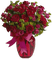 Kaz_Creations Deco Flowers Vase Red Colours - ingyenes png animált GIF