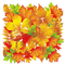 Kaz_Creations Autumn Fall Leaves Leafs Background - png gratis GIF animado