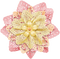Flower Blume Lace pink yellow ribbon - PNG gratuit GIF animé