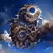 Steampunk Skies - kostenlos png Animiertes GIF