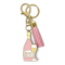 Champagne Key Ring Pink Rose - Bogusia - Free PNG Animated GIF