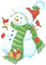 bonhomme de neige - Ilmainen animoitu GIF animoitu GIF