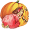 soave halloween  children pumpkin girl vintage - gratis png animeret GIF