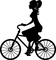 woman with bicycle bp - kostenlos png Animiertes GIF