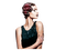 Art Deco woman bp - δωρεάν png κινούμενο GIF