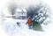 Winterhaus - png gratis GIF animado