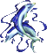 dauphins scintillants - Bezmaksas animēts GIF