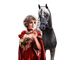 kvinna-häst--woman and horse - δωρεάν png κινούμενο GIF