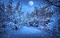 Blue Moon Snow - Nitsa - Gratis geanimeerde GIF geanimeerde GIF