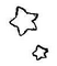 little stars drawn white - Free PNG Animated GIF