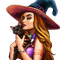 Halloween witch - zadarmo png animovaný GIF