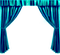blue curtain - zadarmo png animovaný GIF