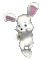bunny hare hasen lièvre tube animation sweet gif anime animated easter Pâques Paques  ostern animal animaux blanc