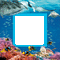 underwater frame 3 d gif  cadre sous-marine