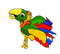 potty the parrot - Бесплатный анимированный гифка