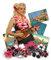 hawaiian woman bp - bezmaksas png animēts GIF