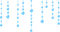 Hanging Pearls.Blue - nemokama png animuotas GIF