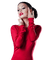 Woman Red Black - Bogusia - ingyenes png animált GIF