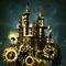 Steampunk Castle - фрее пнг анимирани ГИФ