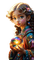 Девочка со сферой - Free PNG Animated GIF