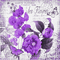 soave background animated  flowers purple - Бесплатный анимированный гифка анимированный гифка