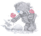gray bear flower - png gratis GIF animado