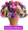 joyeuses pâques fleurs art - PNG gratuit GIF animé