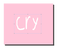 ✶ Cry {by Merishy} ✶ - zdarma png animovaný GIF