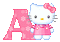 Hello Kitty Alphabet #1 (Eklablog) - Δωρεάν κινούμενο GIF κινούμενο GIF