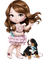 Cute Doll Jolie - gratis png geanimeerde GIF