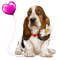 valentine dog by nataliplus - nemokama png animuotas GIF