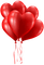 Heart ballons - GIF animé gratuit