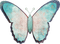 Butterfly blue green Pattern - PNG gratuit GIF animé