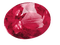 oval red gem - PNG gratuit GIF animé