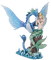 mermaid and dragon - безплатен png анимиран GIF