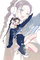 Anime Girl Blue - безплатен png анимиран GIF