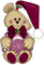 Kaz_Creations Christmas Teddy Bear Colours - png gratis GIF animado