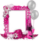 New Years.Frame.White.Pink - ücretsiz png animasyonlu GIF